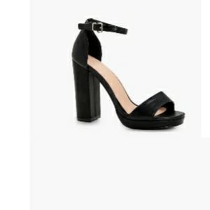 platform heels with strap